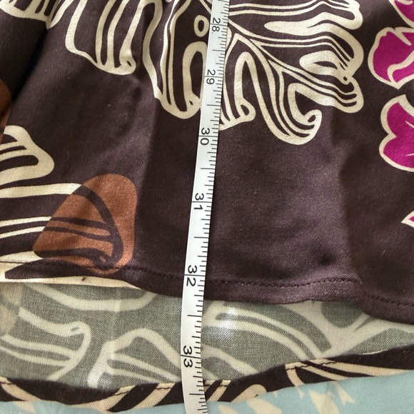 Fighting Eel Brown and Pink Floral Button Down dress - Picture 6 of 6